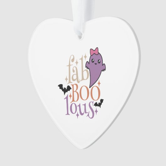 Fa BOO Lous Fa BOO Lous Halloween Ghost Ornament (Vorderseite)