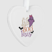 Fa BOO Lous Fa BOO Lous Halloween Ghost Ornament (Vorderseite)