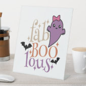 Fa BOO Lous Fa BOO Lous Halloween Ghost Sockelschild (In Situ)