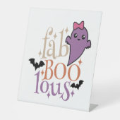 Fa BOO Lous Fa BOO Lous Halloween Ghost Sockelschild (Vorderseite)