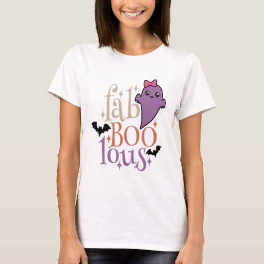 Fa BOO Lous Fa BOO Lous Halloween Ghost T-Shirt (Vorderseite)