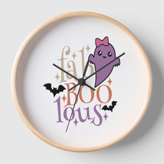 Fa BOO Lous Fa BOO Lous Halloween Ghost Uhr (Vorderseite)