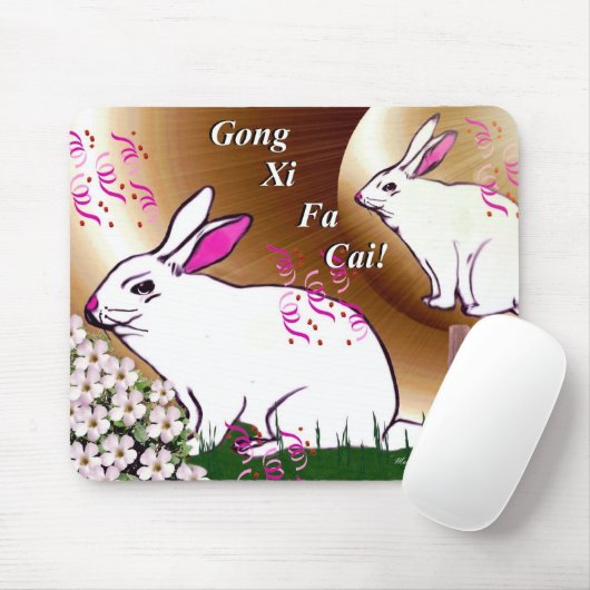 Fa Cai der Klingel-XI Mousepad (Mit Mouse)