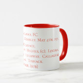 FA Cup-Siegermannschaft 1974 Liverpools FCS Tasse (VorderseiteRechts)