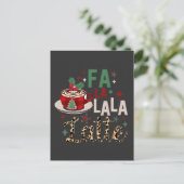 Fa Fa La Latte Funny Weihnachten Weihnachten (Stehend Vorderseite)