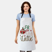 Fa Fa La Latte Funny Weihnachten Weihnachten Schürze (Getragen)