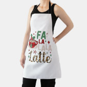 Fa Fa La Latte Funny Weihnachten Weihnachten Schürze (InSitu)
