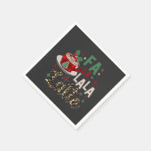 Fa Fa La Latte Funny Weihnachten Weihnachten Serviette (Ecke)