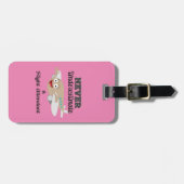 FA Happy Flugzeug nie unterschätzen - Lashes Gepäckanhänger (Vorderseite horizontal)