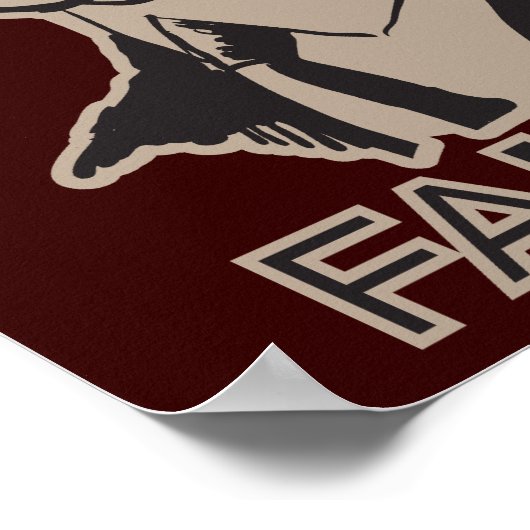 FA Hayek Poster (Ecke)