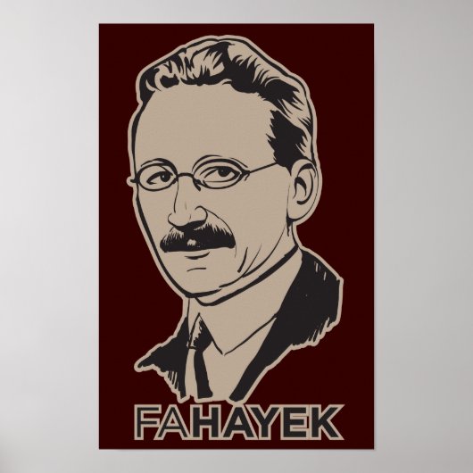 FA Hayek Poster (Vorne)