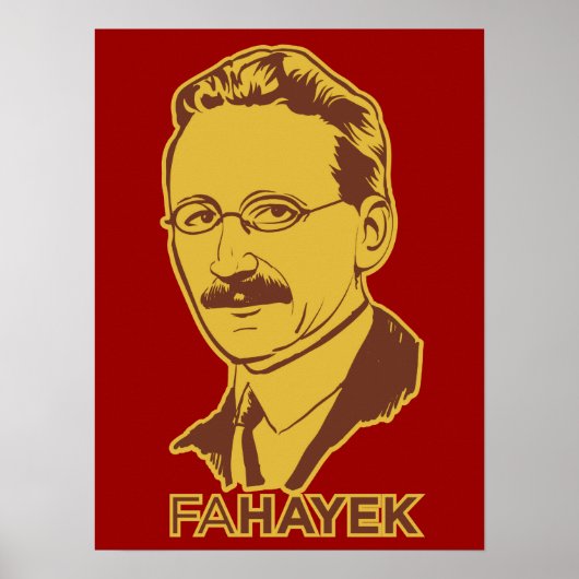 FA Hayek Poster (Vorne)