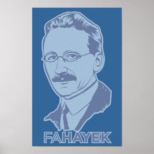 FA Hayek Poster (Vorne)