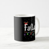 Fa (La)8 Funny Christmas Santa Fa La Math Geschenk Kaffeetasse (VorderseiteRechts)