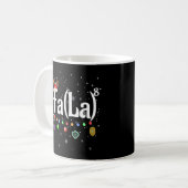 Fa (La)8 Funny Christmas Santa Fa La Math Geschenk Kaffeetasse (Vorderseite Links)