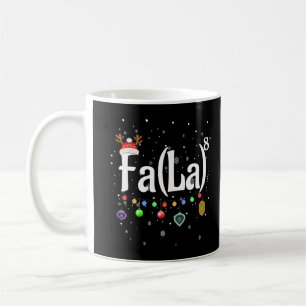 Fa (La)8 Funny Christmas Santa Fa La Math Geschenk Kaffeetasse