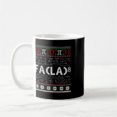Fa (la)8 Funny Christmas Santa Fa La Math Lehrer Kaffeetasse (Links)