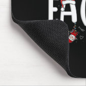 Fa (la)8 Funny Christmas Santa Fa La Math Lehrer Mousepad (Ecke)