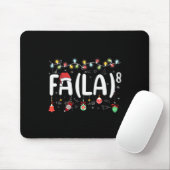 Fa (la)8 Funny Christmas Santa Fa La Math Lehrer Mousepad (Mit Mouse)