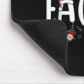 Fa (la)8 Funny Christmas Santa Fa La Math Teacher  Mousepad (Ecke)