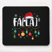 Fa (la) 8 Funny Christmas Santa Fa La Math Teacher Mousepad (Vorne)