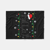 Fa (la) 8 Funny Math Teacher Christmas Ugly Sweate Fleecedecke (Vorderseite (Horizontal))