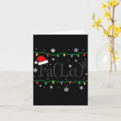 Fa (la) 8 Funny Math Teacher Christmas Ugly Sweate Karte (Gelbe Blume)