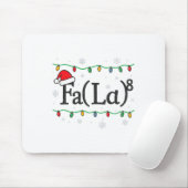 Fa (la) 8 Funny Math Teacher Christmas Ugly Sweate Mousepad (Mit Mouse)
