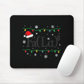 Fa (la) 8 Funny Math Teacher Christmas Ugly Sweate Mousepad (Mit Mouse)