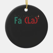 FA (LA)8 Funny Nerdy Math Weihnachtsgeschenk Keramik Ornament (Vorne)