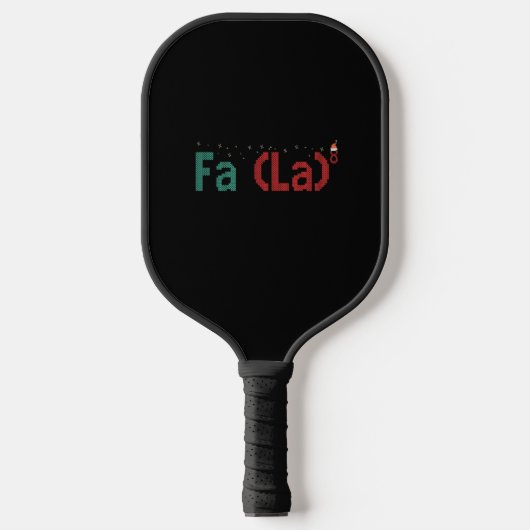 FA (LA)8 Funny Nerdy Math Weihnachtsgeschenk Pickleball Schläger (Vorderseite)