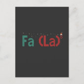 FA (LA)8 Funny Nerdy Math Weihnachtsgeschenk Postkarte (Vorderseite)