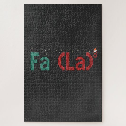 FA (LA)8 Funny Nerdy Math Weihnachtsgeschenk Puzzle (Vertikal)