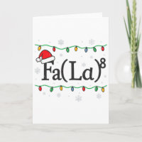 Fa (la) 8 Lustiger Mathematik-Lehrer Weihnachten H