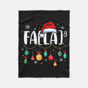 Fa (la) 8 Lustiges Weihnachten Santa Fa La Mathele Fleecedecke