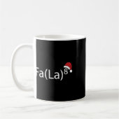 Fa La 8 Lustiges Weihnachtslied Mathelehrer Santa Kaffeetasse (Links)