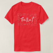 Fa La 8 Shirt Mathematiker Shirt Fa La L (Design vorne)