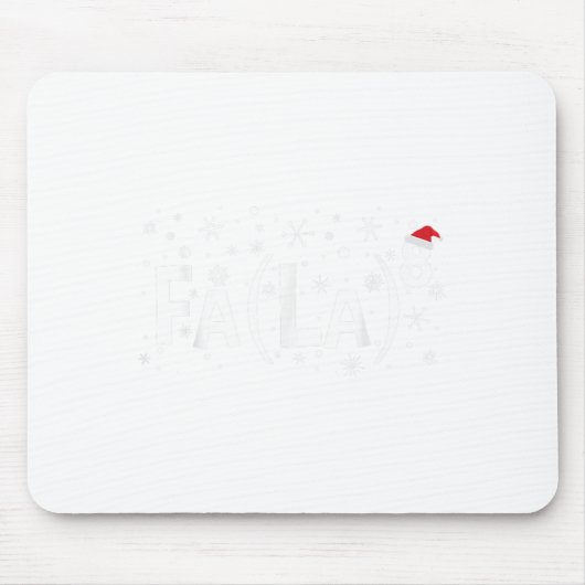 Fa La 8 Shirt - Mathematiklehrer Weihnachten _1 Mousepad (Vorne)