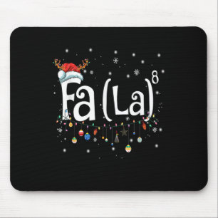 Fa (la)8 Spaß Weihnachten Weihnachtsfeier La Math Mousepad