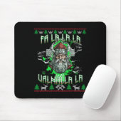 Fa La 8 Valhalla Weihnachtsmannmütze Viking Skull  Mousepad (Mit Mouse)
