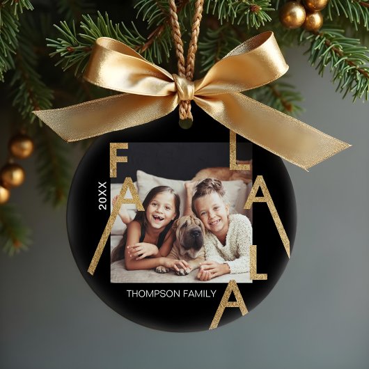 Fa La Bold Letters Minimalistisch Modernes Foto Gl Keramik Ornament