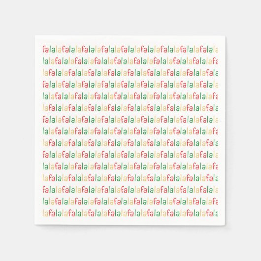 Fa La Christmas Napkins Serviette (Vorderseite)