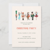 Fa La Christmas Nutcracker Ballet Dancer Einladung (Vorderseite)