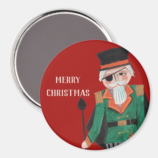 Fa La Christmas Nutcracker Ballet Dancer Magnet (Vorderseite/Rückseite)