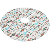 Fa La Christmas Nutcracker Ballet Dancer Polyester Weihnachtsbaumdecke (Schrägansicht)