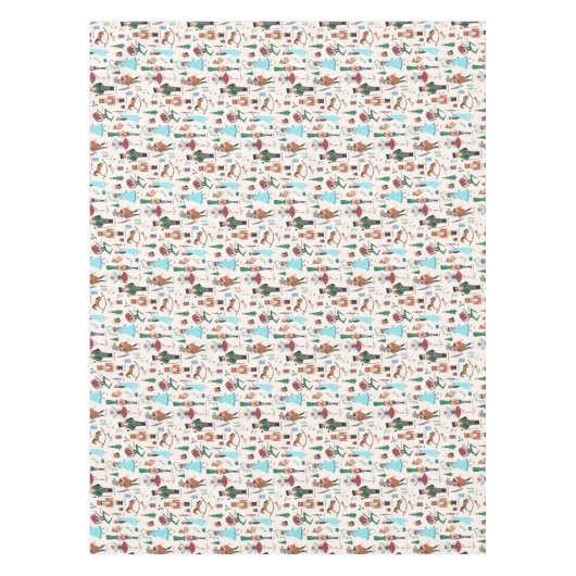 Fa La Christmas Nutcracker Ballet Dancer Tischdecke (Vorderseite)