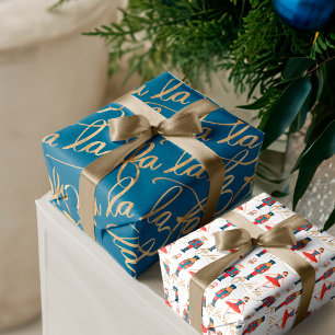 Fa La Christmas Nutcracker Charaktere Geschenkpapier Set