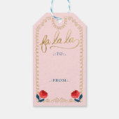 Fa La Christmas Nutcracker Mouse King To & From Geschenkanhänger (Rückseite)