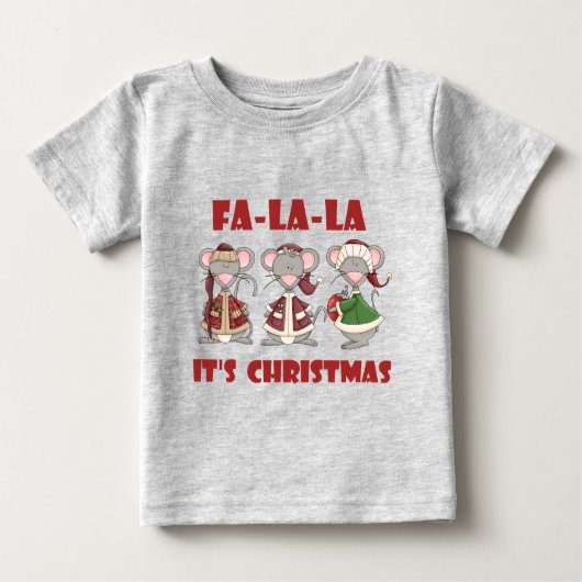 Fa La Christmas T - Shirt und Geschenke (Vorderseite)