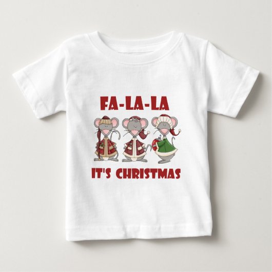 Fa La Christmas T - Shirt und Geschenke (Vorderseite)
